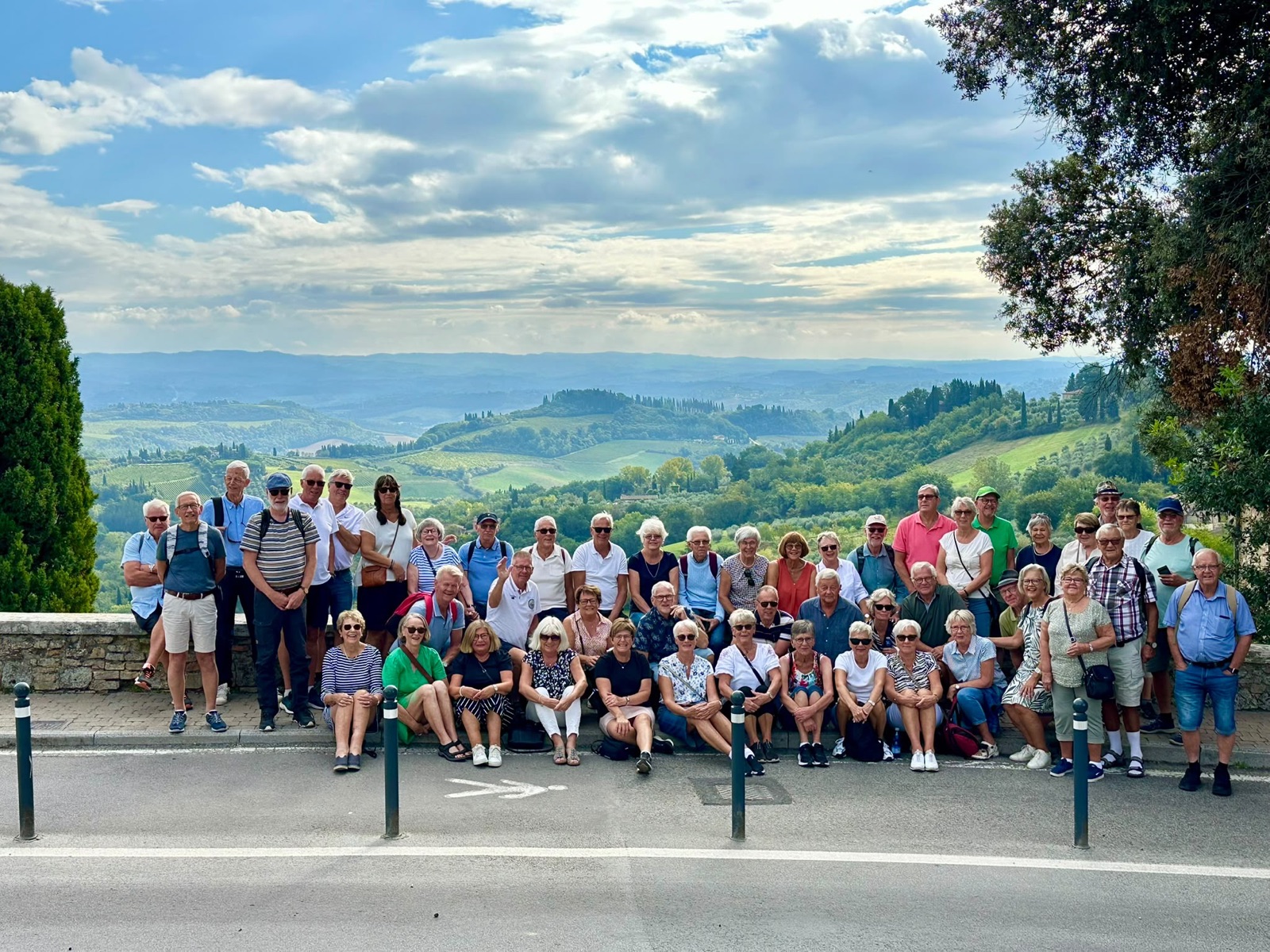 Josco-resenärer i Toscana, Italien